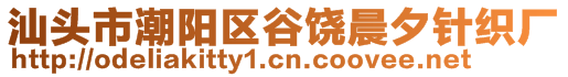 汕頭市潮陽區(qū)谷饒晨夕針織廠