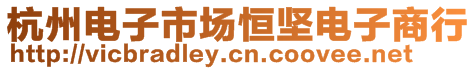 杭州電子市場(chǎng)恒堅(jiān)電子商行