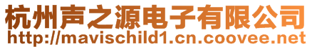 杭州聲之源電子有限公司