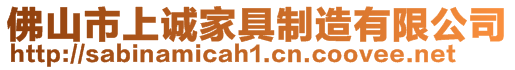 佛山市上誠家具制造有限公司