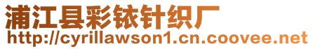 浦江縣彩銥針織廠