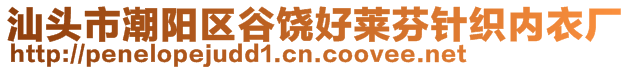 汕頭市潮陽(yáng)區(qū)谷饒好萊芬針織內(nèi)衣廠