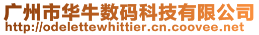 廣州市華牛數(shù)碼科技有限公司