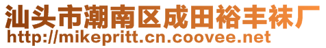 汕頭市潮南區(qū)成田裕豐襪廠