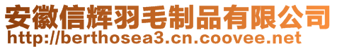 安徽信輝羽毛制品有限公司