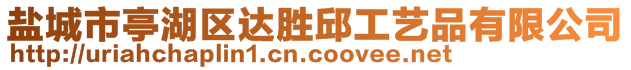 鹽城市亭湖區(qū)達勝邱工藝品有限公司