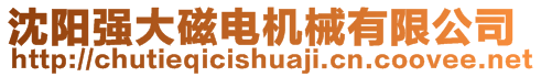 沈陽強(qiáng)大磁電機(jī)械有限公司