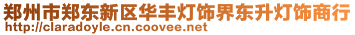 鄭州市鄭東新區(qū)華豐燈飾界東升燈飾商行