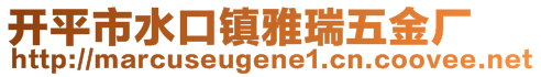 开平市水口镇雅瑞五金厂