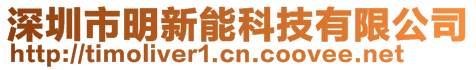 深圳市明新能科技有限公司