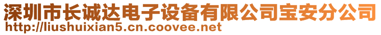 深圳市長誠達電子設(shè)備有限公司寶安分公司