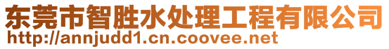 東莞市智勝水處理工程有限公司