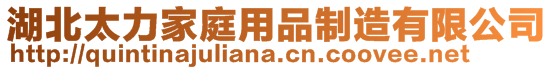 湖北太力家庭用品制造有限公司