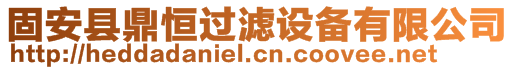 固安县鼎恒过滤设备有限公司