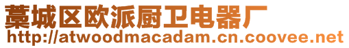 藁城區(qū)歐派廚衛(wèi)電器廠