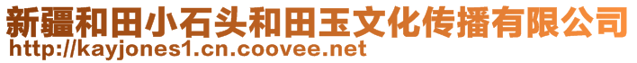 新疆和田小石頭和田玉文化傳播有限公司