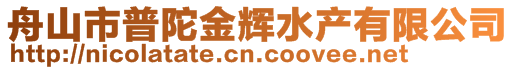 舟山市普陀金輝水產(chǎn)有限公司