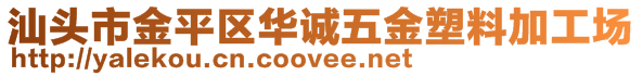 汕頭市金平區華誠五金塑料加工場