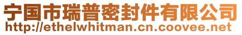 宁国市瑞普密封件有限公司