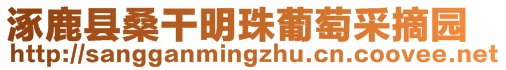 涿鹿縣桑干明珠葡萄采摘園