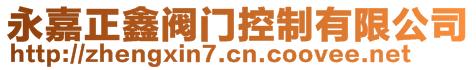 永嘉正鑫閥門控制有限公司