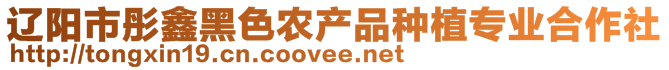 遼陽市彤鑫黑色農(nóng)產(chǎn)品種植專業(yè)合作社