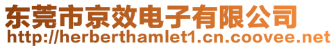 東莞市京效電子有限公司