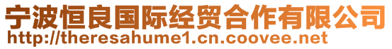 寧波恒良國(guó)際經(jīng)貿(mào)合作有限公司