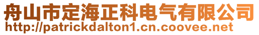 舟山市定海正科電氣有限公司