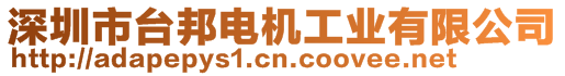 深圳市臺邦電機工業(yè)有限公司