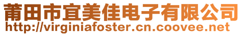 莆田市宜美佳電子有限公司