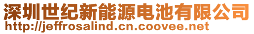 深圳世紀新能源電池有限公司