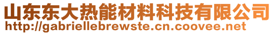 山東東大熱能材料科技有限公司