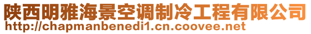 陜西明雅海景空調(diào)制冷工程有限公司