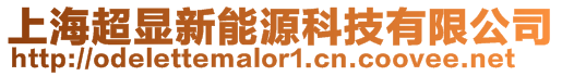 上海超顯新能源科技有限公司