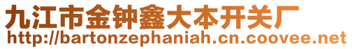 九江市金鐘鑫大本開關廠