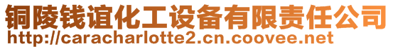 銅陵錢誼化工設(shè)備有限責(zé)任公司