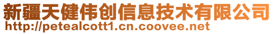 新疆天健偉創(chuàng)信息技術(shù)有限公司