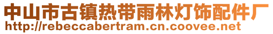 中山市古鎮熱帶雨林燈飾配件廠