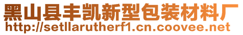 黑山縣豐凱新型包裝材料廠