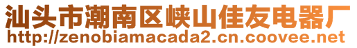 汕頭市潮南區(qū)峽山佳友電器廠