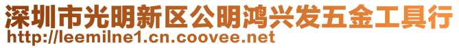 深圳市光明新區(qū)公明鴻興發(fā)五金工具行