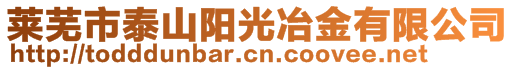 萊蕪市泰山陽(yáng)光冶金有限公司