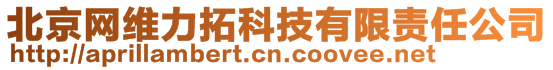 北京網維力拓科技有限責任公司