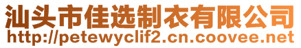 汕頭市佳選制衣有限公司