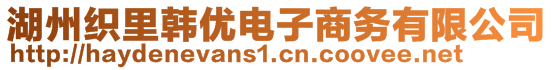 湖州織里韓優(yōu)電子商務(wù)有限公司