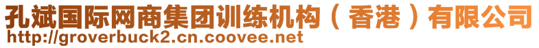 孔斌國(guó)際網(wǎng)商集團(tuán)訓(xùn)練機(jī)構(gòu)（香港）有限公司