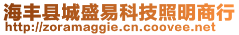 海豐縣城盛易科技照明商行