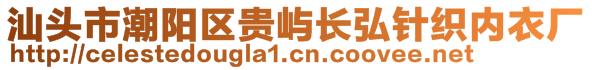 汕頭市潮陽區貴嶼長弘針織內衣廠