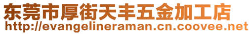 东莞市厚街天丰五金加工店